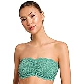 JENNY JEN Women's Amber Bandeau Bra with Adjustable Straps, Unpadded & Unlined Wireless Tube Top Bralette, Everyday Lingerie
