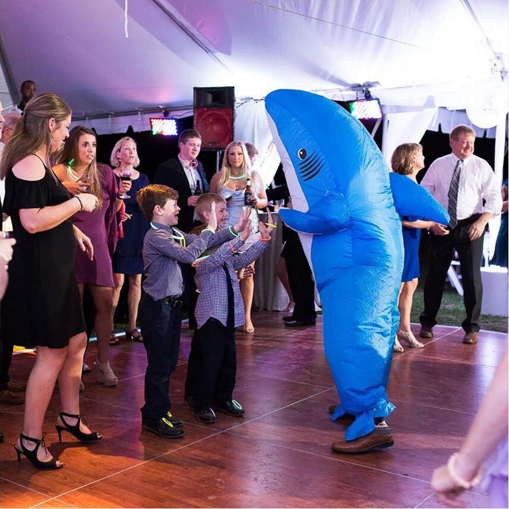 Inflatable Costume for Adult Shark/Giraffe/Evil Banana Costume Air Blow ...
