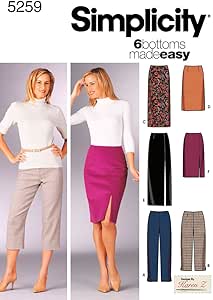 high waisted skirt pattern simplicity