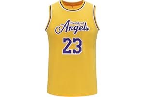 GITOWU Youth Basketball Jersey 6#23 Fans Breathable Sports Shirt Boys Stitched Jersey for Kids XS-XL