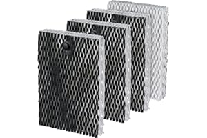 ANTOBLE HWF100 Humidifier Filter Type E Humidifier Filter Replacement Compatible with Holmes HWF100 Bionaire BWF100 Sunbeam SF235 Series (4 Pack)