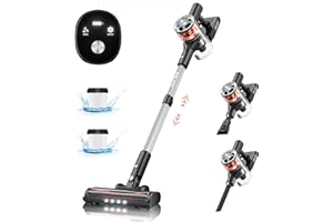 Belife S10 Cordless Vacuum Cleaner, Stick Vacuum Cleaners for Home Carpet and Hardwood Floor, Household Wireless Vacuum for Pet Hair, 28Kpa Powerful Digital Motor, Up to 40Min Runtime