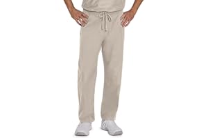 Landau Essentials Unisex Relaxed Fit 1-Pocket Drawstring Scrub Pants 7602