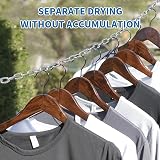Asheyya 2Pcs Stainless Steel Gate Chain 20 Inch, Double Ended Security Chain view 3