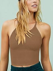 LASLULU Womens Sports Bra Workout Tank Tops