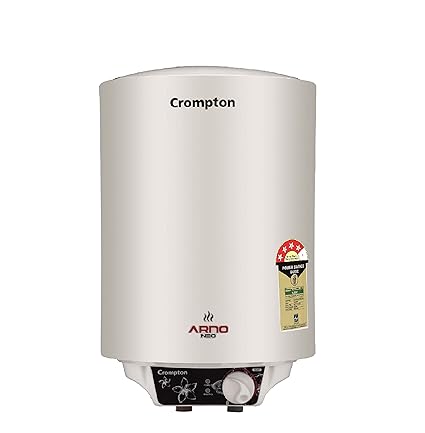 Crompton Arno Neo ASWH-2610 10LTR(2KW) 4 Star-Rated Storage Water Heater (White)