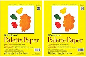2-Pack - Strathmore 365-12 300 Series Palette Pa, 12"x16" Tape Bound, 40 Sheets Each