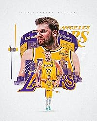 Basketball Superstar Luka Doncic Signed Poster For
