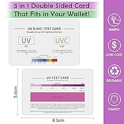 SaiTech IT | UV & UVC Test Card & UV Intensity Test