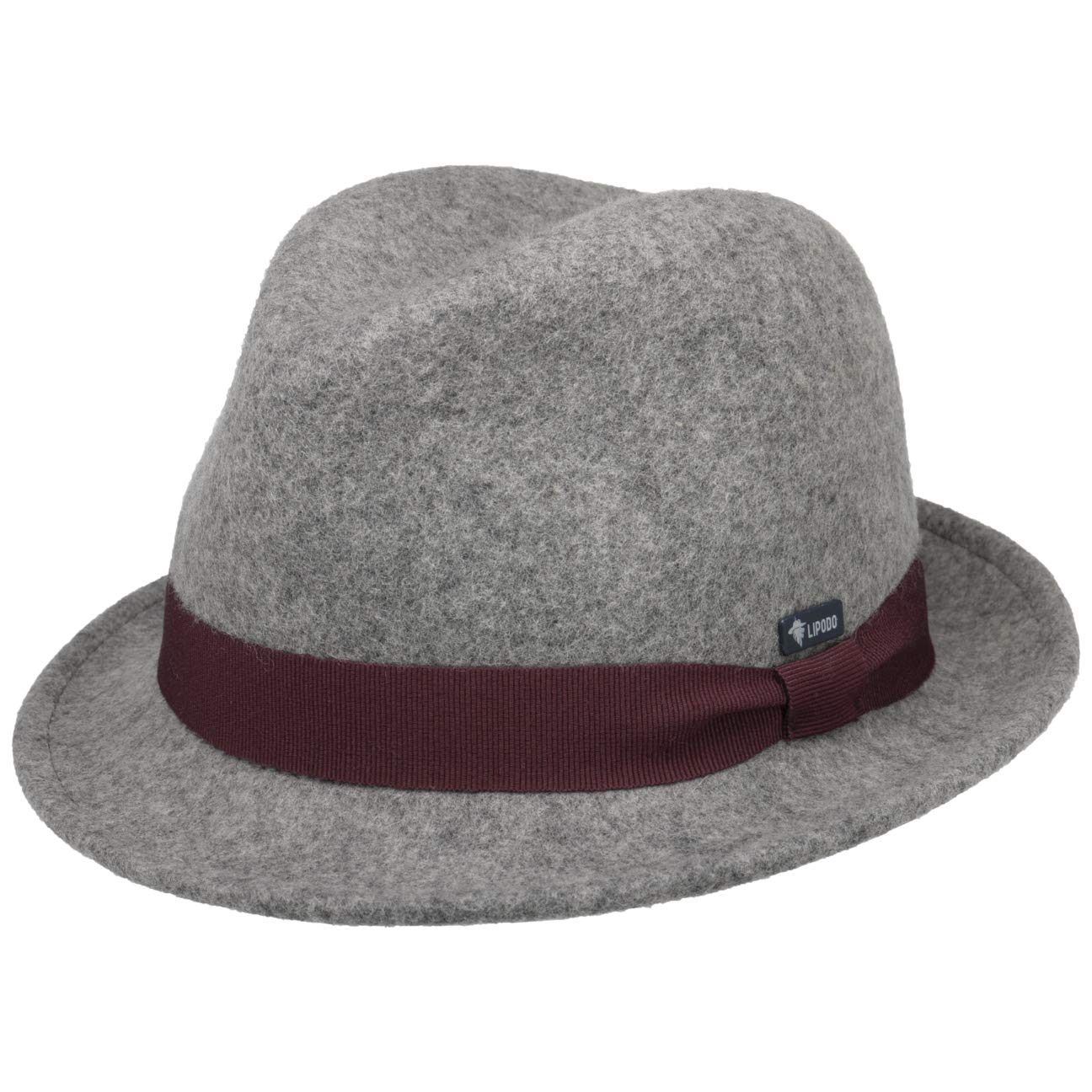 Lipodo Kids Wool Felt Trilby Hat Fedora (One Size - Anthracite)