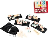 Ideal Rummikub XXL Board Game 2-4 Players Ages 8+ with Large Tiles view 2