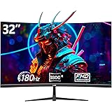 LXZ Curved Gaming Monitor 32 inch, 180hz
