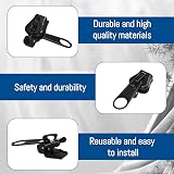 MEKEET 6PCS Zip Repair Kit Universal Zipper Pull Replacement for DIY view 3