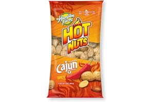 Hampton Farms - USA Grown All-Natural - Fancy Roasted In-Shell Cajun Peanuts - 10 oz. Bag