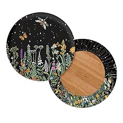 LJMKZJN Starry Floral Butterfly Dragonfly Bar Stool