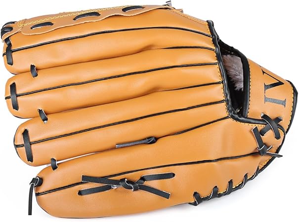 Outdoor Sport Baseball Handschuh Braun Fur Linkshander Softball Handschuh Werfer Krug Ausrustung Fur Fielder 11 5 Amazon De Sport Freizeit