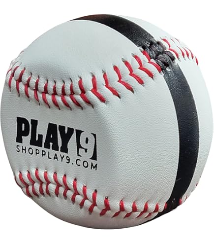 Baseball Launch Grip Trainer - Baseball, 9 Inch Baseball Training Equipment - Baseball with Color-Coded Left Finger Placement Marks