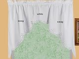 Creative Linens Battenburg Lace Kitchen Curtain