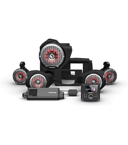 Amazon.com: Rockford Fosgate RZR14RC-STG4 Audio Kit: Ride Command