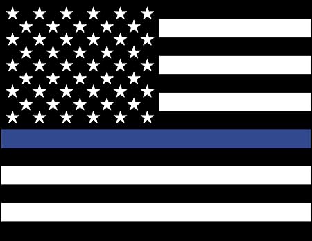 Amazon ブラックとブルーアメリカ国旗アイコンビニールデカールステッカー 12 Wide ステッカー デカール 車 バイク