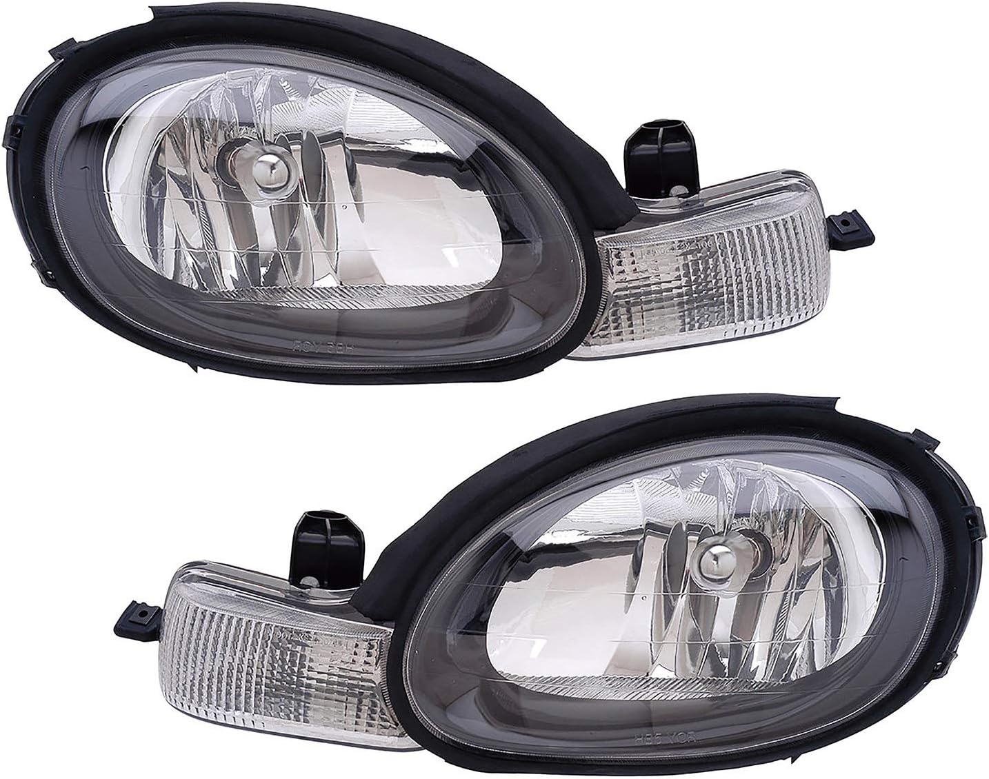 Amazon Com For Dodge Plymouth Neon Headlight 2000 2001 2002 Driver And Passenger Side Headlamp Assembly Replacement Automotive