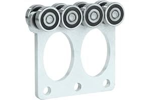 FUPEROO Unistrut Trolley-Wheel Trolley Assembly.Top has Room for 7MM mounting Screws.for 1-5/8" Wide and All 1-5/8" or Taller Strut Channel (Alloy Carbon Steel)