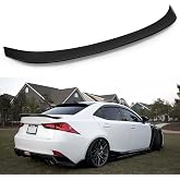 Auvizar Rear Trunk Spoiler for 2014&ndash;2020 Lexus IS250 IS300 IS350 IS200T, High Kick Duckbill AR Style Wing Lip (Gloss Black)