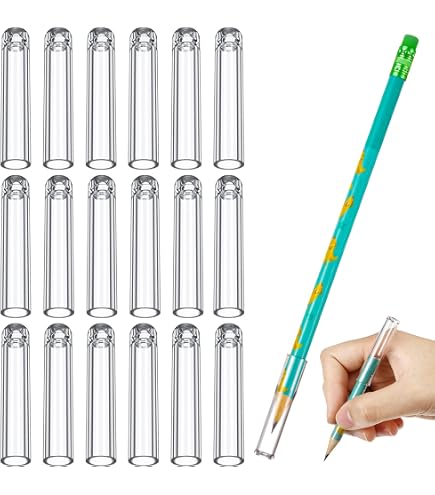 Amazon.com : Kutsuwa HiLine Pencil Cap, Pack of 6, Assorted