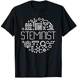 STEM Minimal T ShirtsSteminist tshirt Science, Technology, Engineering and Math T-ShirtOEKO-TEX STANDARD 100
