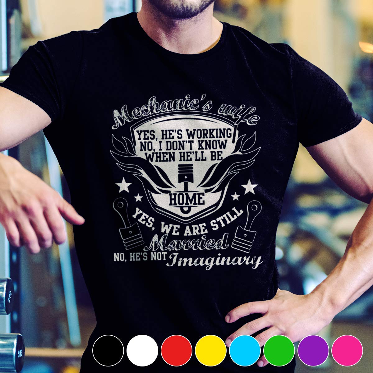 Wife I'm A Mechanic's Wife T Shirt And It Is A Good Design T Shirt 