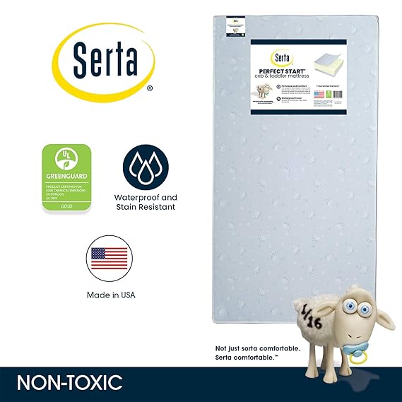 serta perfect start crib mattress