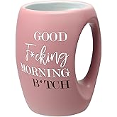 Pavilion Gift Company - Good Fucking Morning Bitch - 16 oz Handwarming Coffee Tea Cup Mug Drinkware Humorous Funny Swearing Sarcasm Novelty