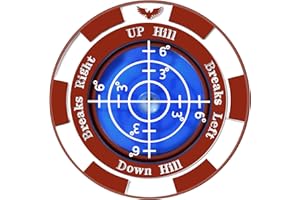 Yobbai SlopeVision Pro Golf Green Reader with Hat Clip, Horizontal Bubble Level & Golf Ball Marker – High Precision Green Reading Aid, Ideal Golf Gift for Men & Women