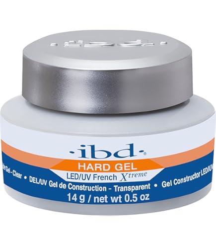 Amazon.com: ibd LED/UV French Xtreme Hard Gel - Clear Builder Gel