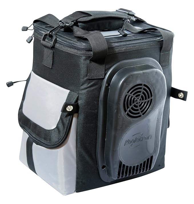 Koolatron 14Quart SoftSided Electric Travel Cooler, Dark