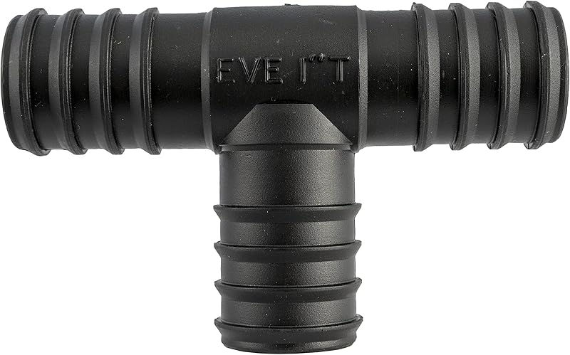 Pisces Barbed 'T' Hose Connector 25mm x 25mm x 25mm 3 Way Adapter