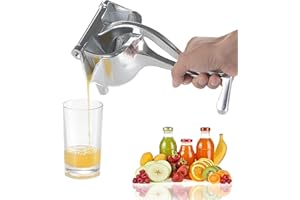 Large Lemon Squeezer, Aluminium Alloy Manual Fruit Citrus Juicer, Heavy Duty Hand Press Orange Juicer, Lemon, Pomegranate and
