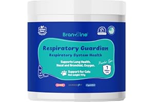 Branvine Respiratory Guardian for Cats - Supports Lung Health, Nasal, Bronchial and Oxygen (117g) with Quercefit® and Respira