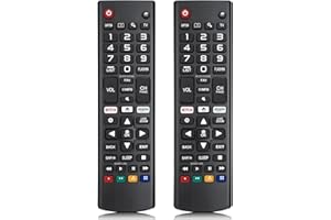 ZIIMOTING 【Pack of 2】 New Universal Remote Control for All LG TV Remote, Replacement Remote Compatible for All LG Smart TV, LED, LCD, HDTV, 3D, Series TV