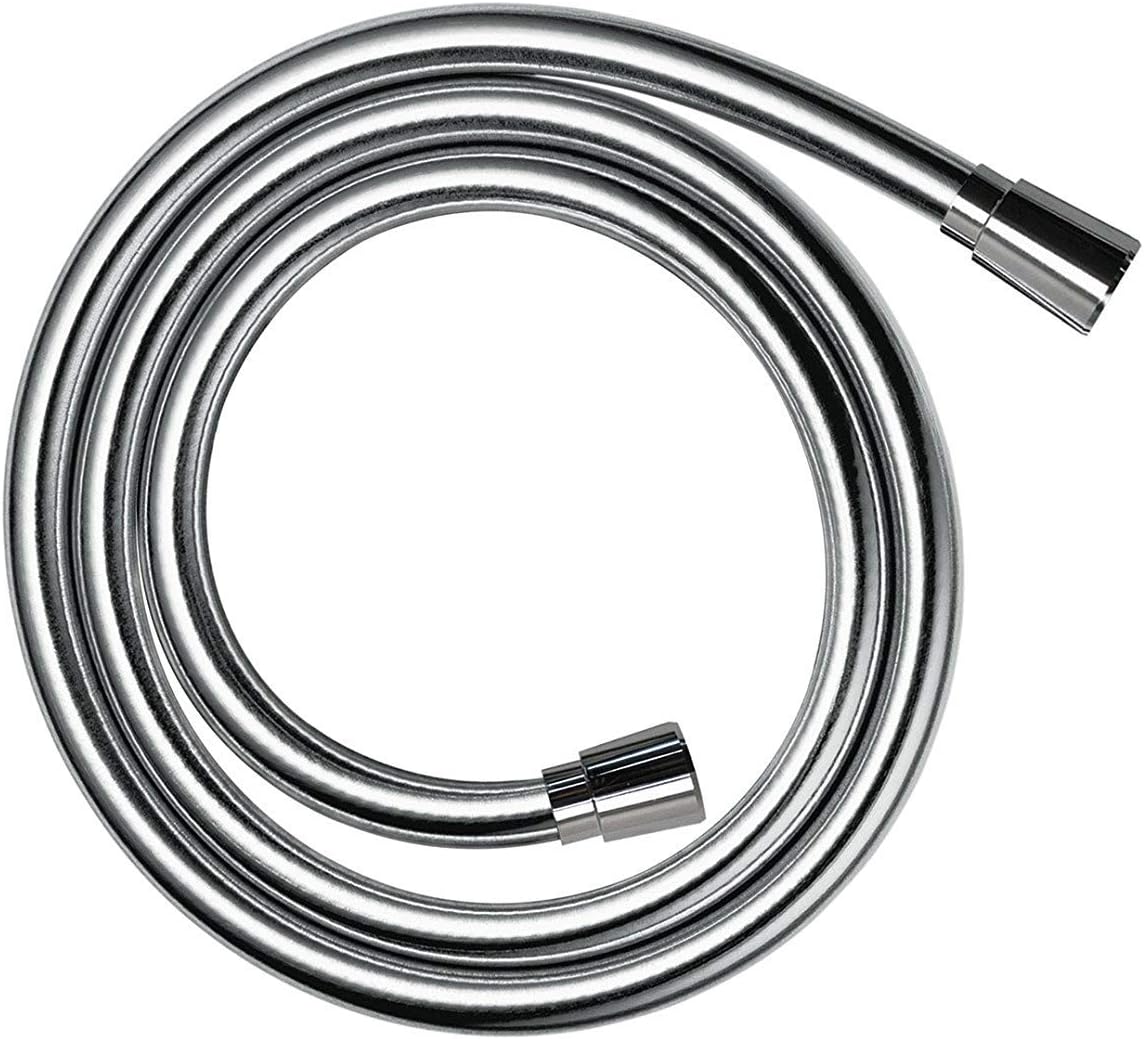 hansgrohe Isiflex, universal fit shower hose 1.25 m, tangle free, flexible shower head hose anti-kink, incl. sealing rings