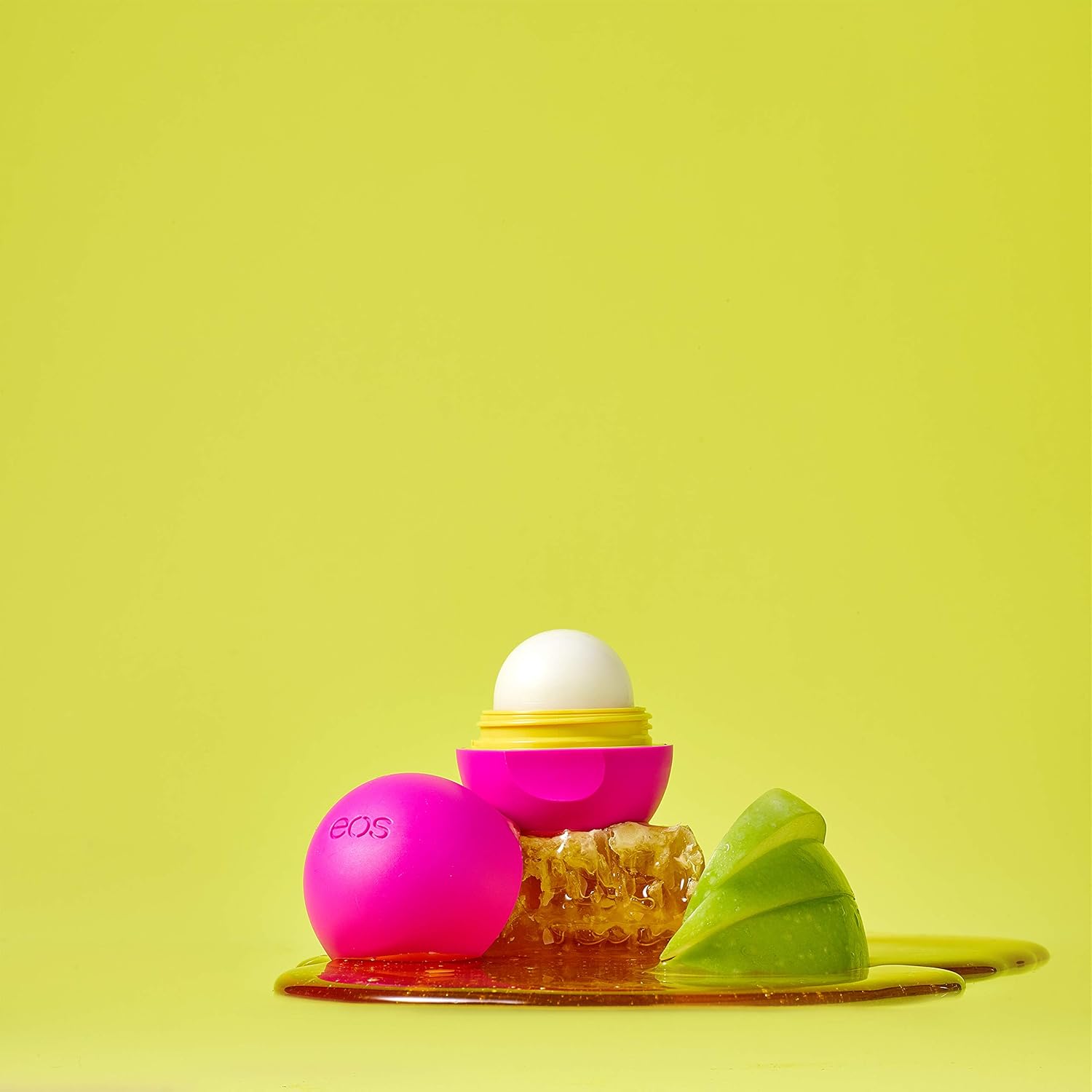 eos Super Soft Shea Lip Balm - Honey Apple | 24 Hour Hydration | Lip Care to Moisturize Dry Lips | Gluten Free | 0.25 oz: Beauty