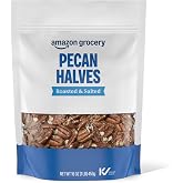 Amazon Grocery, Pecan Halves, Roasted &amp; Salted, 16 Oz (Previously Happy Belly, Packaging May Vary)