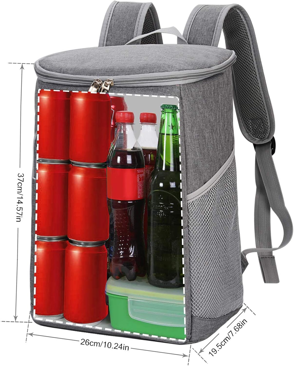 COOFIT Lunch Backpack, Picnic Backpack Insulated Cooler Bag Rucksack