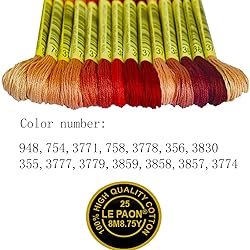 Premium Rainbow Color Embroidery Floss - Cross