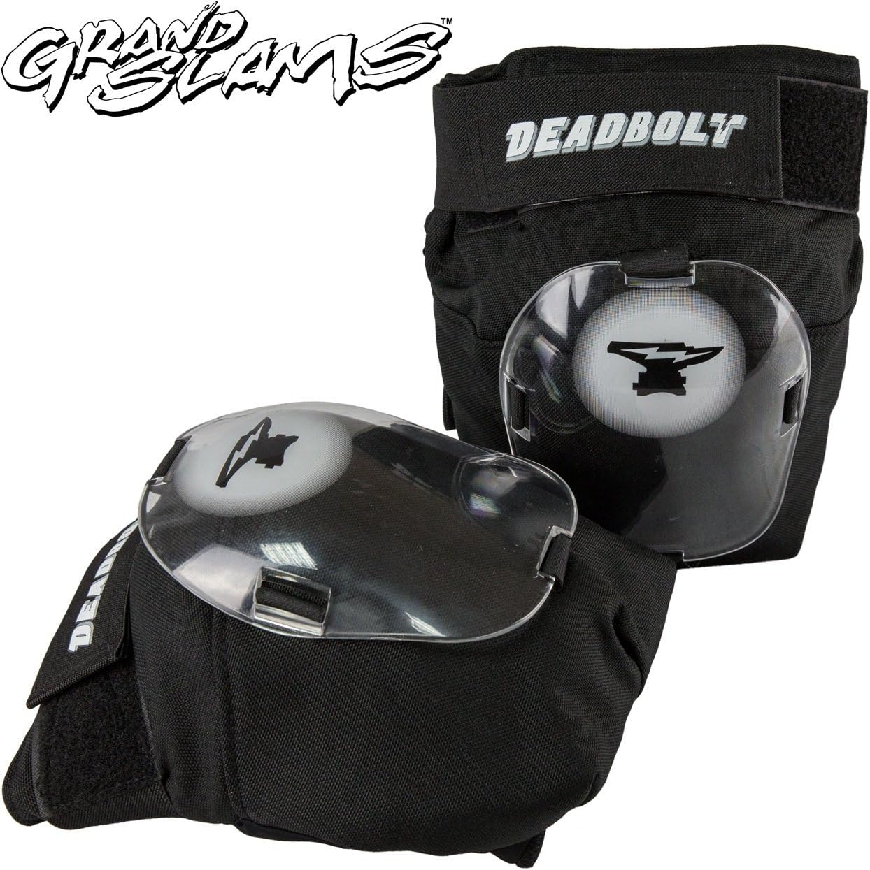 Deadbolt Grand Slam Skate Pads All Black S
