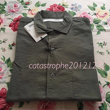 Amazon Co Jp レア ラスト 新品タグ付き 未使用 未試着 ユニクロ ルメール シアサッカーシャツ 半袖 カーキ グリーン Sサイズ メンズ 女性にも Uniqlo ホビー 通販
