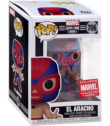 Amazon.com: Funko Pop! Marvel Collector Corps Exclusive Lucha