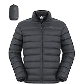 Pioneer Camp Mens Lightweight Packable Puffer Jacket Winter Insulated Puffy Coat Water Repellent Warm Quilted Jackets Travel