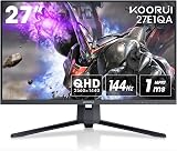 KOORUI 27 Inch QHD Gaming Monitor 144 Hz VA 1ms DCI-P3 90% Adaptive Sync view 1