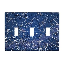 Moslion Star Map Constellation Triple Gang Toggle